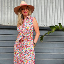 Load image into Gallery viewer, California Bloom Dress (sleeveless)